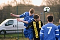 Hopwood Hall's Adam Knott scores the only goal against York