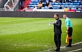 Athletic manager reacts on the touchline during Saturday's goalless draw against Doncaster at Boundary Park.

Picture courtesy of Juel Miah