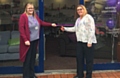 Pamela Gray (shop manager) and Janet Wild (assistant manager) officially open the Royton Forget Me Not shop. Just a day later the shop was broken into and police are investigating.