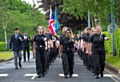 The 'passing out' parade at Hopwood Hall College