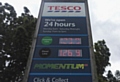 Petrol prices have risen sharply this year. Tesco's unleaded is priced at 123,9p per litre today (Thursday)