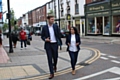 New Oldham Council leader Sean Fielding and deputy leader Arooj Shah