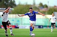 Jose Baxter was on target at Hurst Cross last night