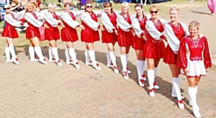 The Oldham Aces veterans' dance troupe at Southport 