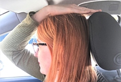 Make sure your headrests are in the correct position when in the car