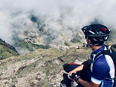 Dr Alam on Mount Snowdon