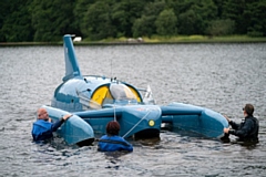 Tests on the rebuilt Bluebird have taken place this week