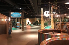 The Treetop Adventure Golf venue at The Printworks in Manchester 