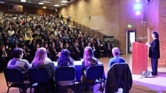 Carol Ann Duffy visited Oldham Sixth Form College