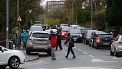 Traffic problems near St Edward's and Hey with Zion Primary Schools in Lees in 2016. The picture shows Beckett Street