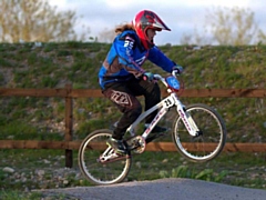 BMX rider Kaylen 