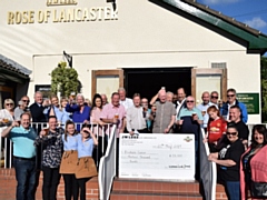 Landlord Anthony Walton Front Row Second from Left. Landlady Angela Kilduff Front Row Second from Right. Team Members, Customers and William Lees-Jones.