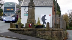 The Great War memorial at Austerlands