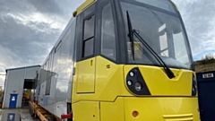 One of the new M5000 vehicles, which is stabled at Metrolink’s Queens Road depot