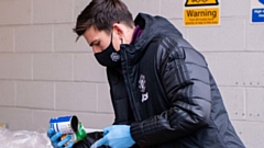 Harry Maguire marked the players’ significant donation with a visit to Old Trafford to take part in the preparation of food hampers and packing of festive gifts for children