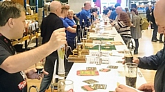 A scene from a previous hugely popular Oldham Beer Festival