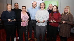 Oldham PFI’s unsung community heroes show off their awards