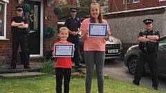 Well done you two: Leo Dean and his sister, Ashleigh Dickerson