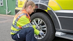 Drivers are being urged to check their tyres before heading out onto the roads again