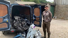 The Peak District Moorland Group put together a taskforce of gamekeepers, their families and other moorland residents, who collected the litter which had accumulated