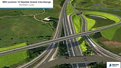 A new link road could take drivers in a loop from the eastbound to the southbound M60