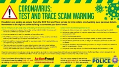 To help the public protect themselves, GMP has released advice on how to spot a test and trace fraudster