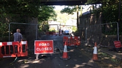 Church Road has been closed from Pickhill to Wellmeadow, and also a bridge spanning the bridle path is blocked