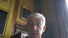 The Speaker of the House of Commons, Sir Lindsay Hoyle, speaking to participants at Debbie Abrahams MP’s virtual summer school