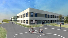 How part of the new Saddleworth School will look