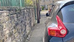 Pavement parking is often an issue for parents with prams and buggies