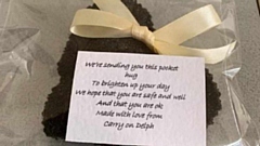 The caring Carry On Delph team launched a touching initiative to celebrate the kindness of folk who have quietly gone the extra mile