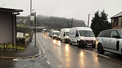 The 'chaotic' traffic scene earlier this afternoon