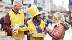 Marie Curie collectors pictured in 2019