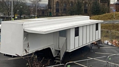 The Coronavirus testing site at the Rock Street car park