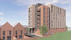 The plans for the First Choice Homes West Vale development in Oldham