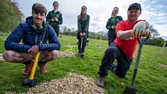 Ex-servicemen and women are learning about the environment as they plant thousands of trees