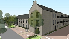 The plans for retirement apartments on land at Nield Street in Mossley