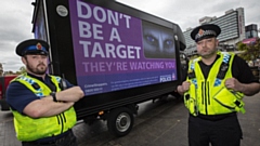 The 'advan' will be placed in Piccadilly Gardens, displaying advice on drinking responsibly and personal safety