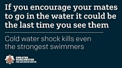 Water safety messages are reinforced through #SummerSafe – a partnership campaign between GMFRS, Greater Manchester Police (GMP), Greater Manchester Combined Authority, and the 10 local authorities of Greater Manchester