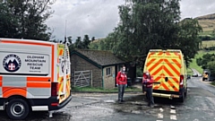 An image from the scene near Dovestones yesterday