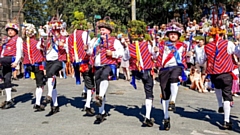 The Saddleworth Morris Men will be dancing around Uppermill tomorrow