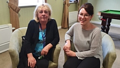 Susan O'Sullivan, the Team Leader, is pictured with Sophie Ogden, Dementia Advisor