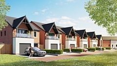 An artist's impression of the Haven Lane development in Moorside