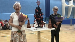 Violet and Anne are pictured celebrating their special days