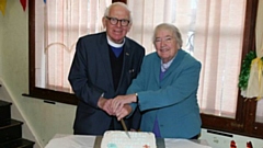 The Rev David Joynes pictured with his wife Elaine