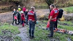 The rescue team were involved for almost two hours