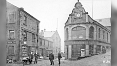 United Furnishings in Delph - one of the many pictures in the Saddleworth Historical Society collection