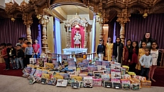 Community members from the Shree Swaminarayan Mandir have rallied round to ensure that local children in impoverished households will receive a present this year