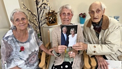 Derek and Bernadette Broadbent with daughter Annette