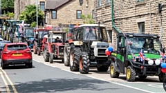 The convoy was raising money for Saddleworth Riding for the Disabled [Pic: Martyn Nolan]